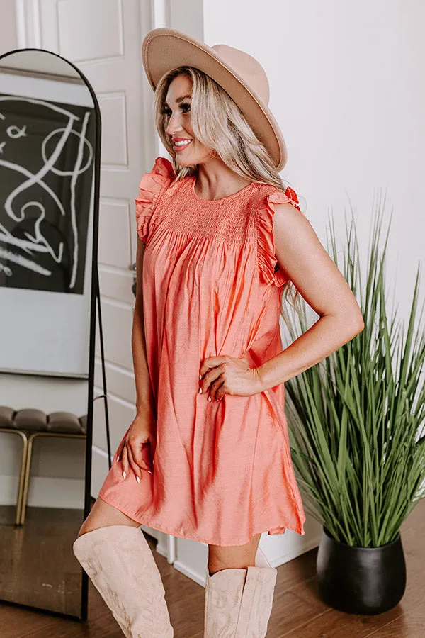Saltwater Sunrise Shift Dress In Peach sold by Impressions product image thumbnail 3