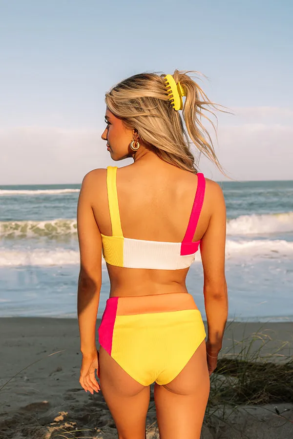 Coastal Cruise High Waist Color Block Bikini Bottom sold by Impressions product image thumbnail 5