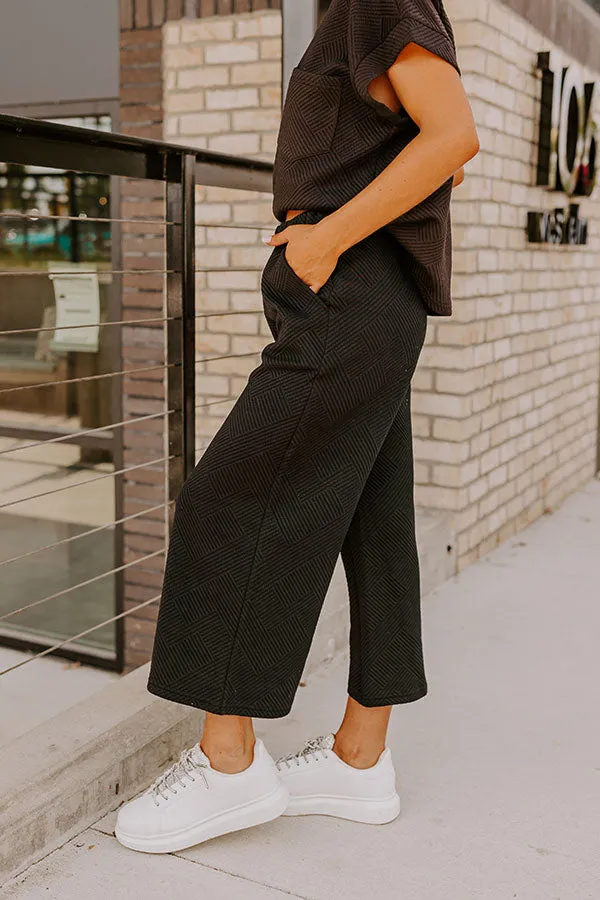 Cue The Cozy High Waist Pants in Black sold by Impressions product image thumbnail 3