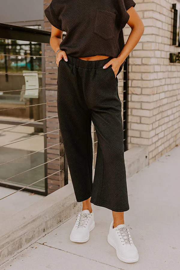Cue The Cozy High Waist Pants in Black sold by Impressions product image thumbnail 2