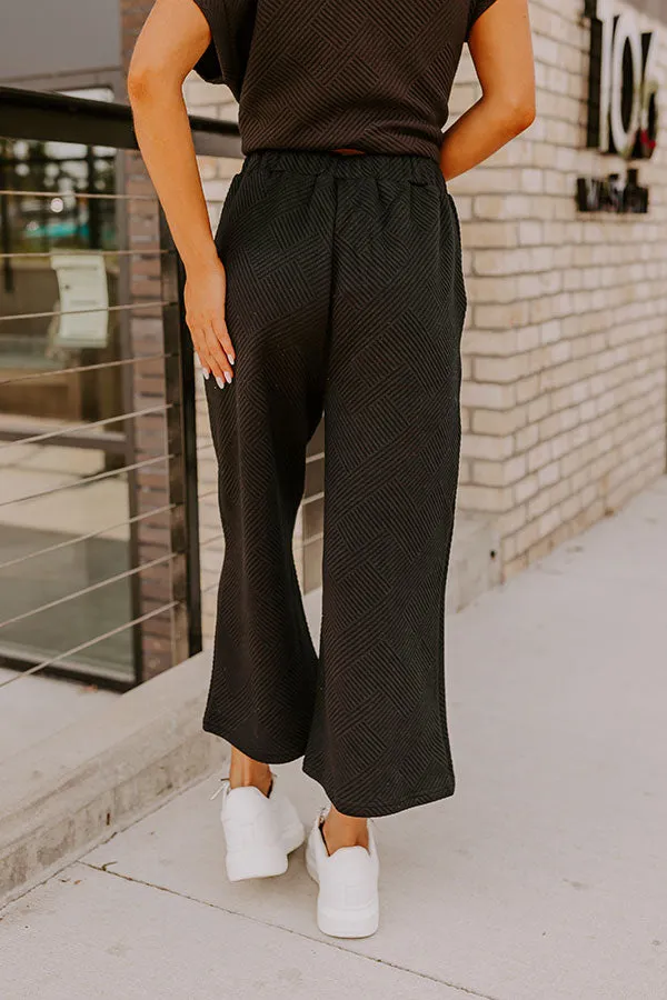 Cue The Cozy High Waist Pants in Black sold by Impressions product image thumbnail 4