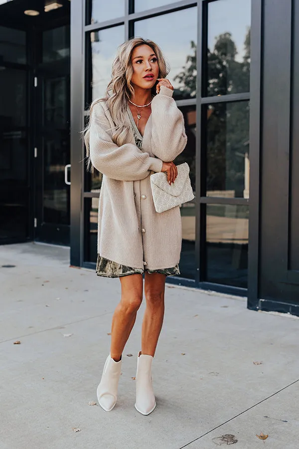 Swift And Chic Cardigan In Taupe sold by Impressions product image thumbnail 2