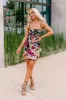 Stunning Views Embroidered Mini Dress In Black sold by Impressions