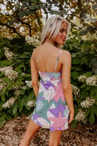 Tiki Punch Pretty Mini Dress sold by Impressions