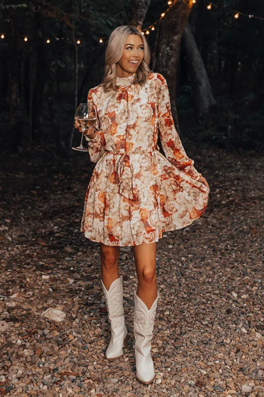 Lush Blooms Mini Dress sold by Impressions