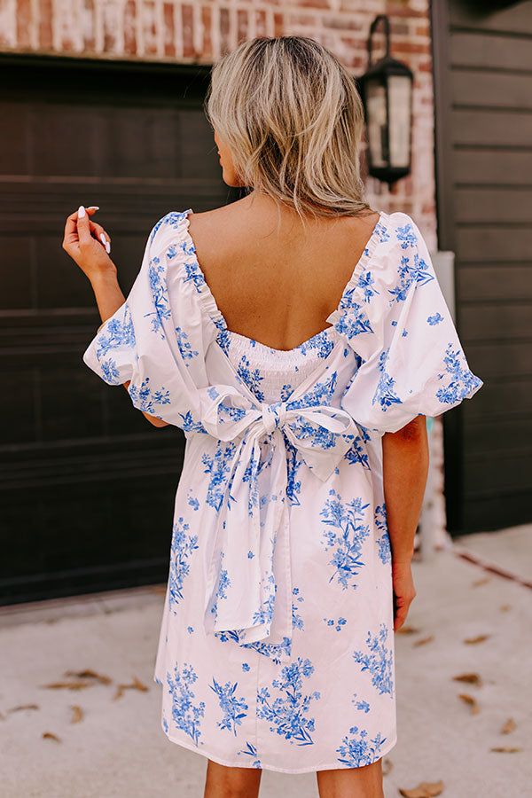 Cherished Charm Babydoll Mini Dress in White sold by Impressions product image thumbnail 4