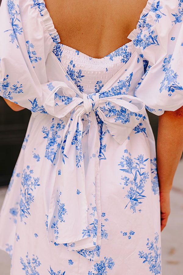 Cherished Charm Babydoll Mini Dress in White sold by Impressions product image thumbnail 5