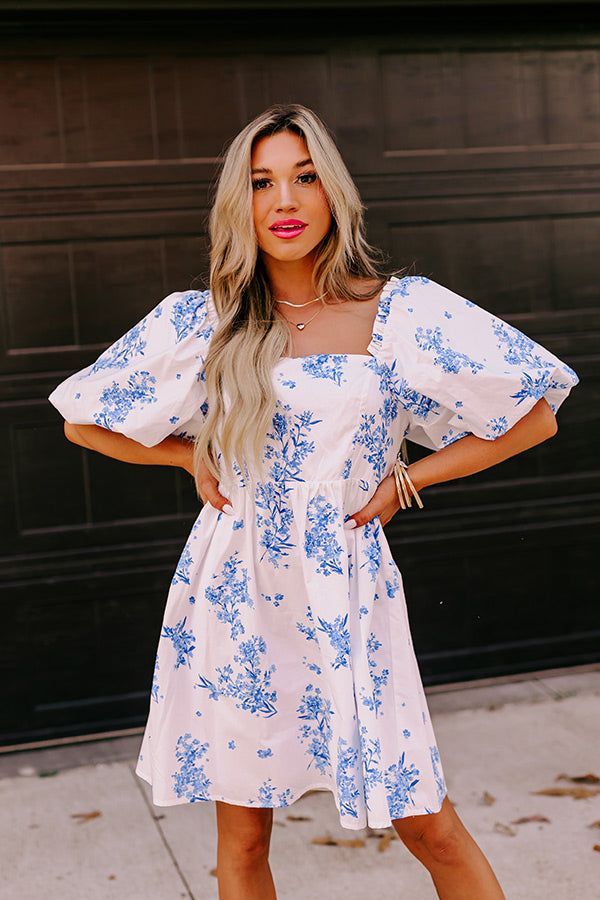 Cherished Charm Babydoll Mini Dress in White sold by Impressions product image thumbnail 2