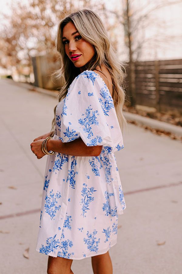 Cherished Charm Babydoll Mini Dress in White sold by Impressions product image thumbnail 3