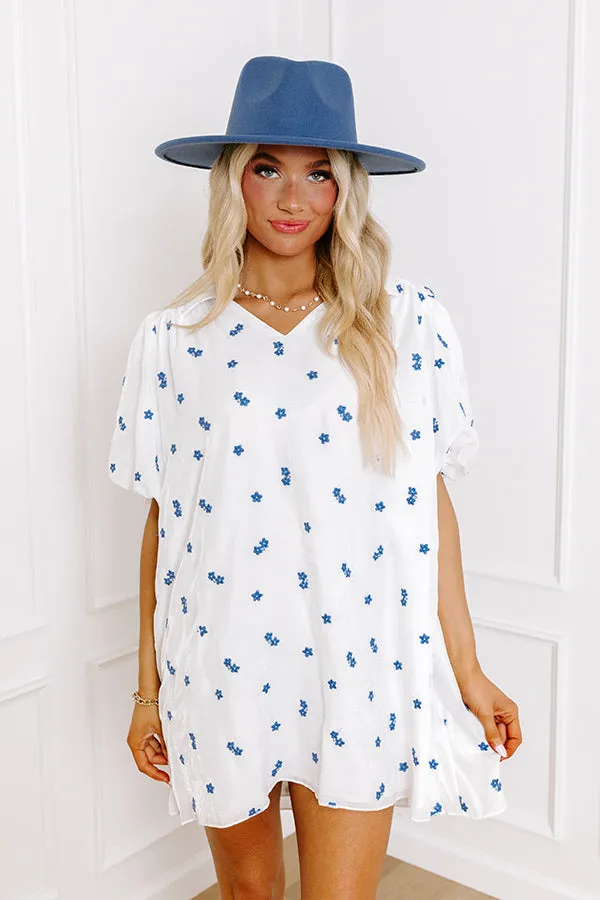 Serene Sands Embroidered Mini Dress sold by Impressions product image thumbnail 3