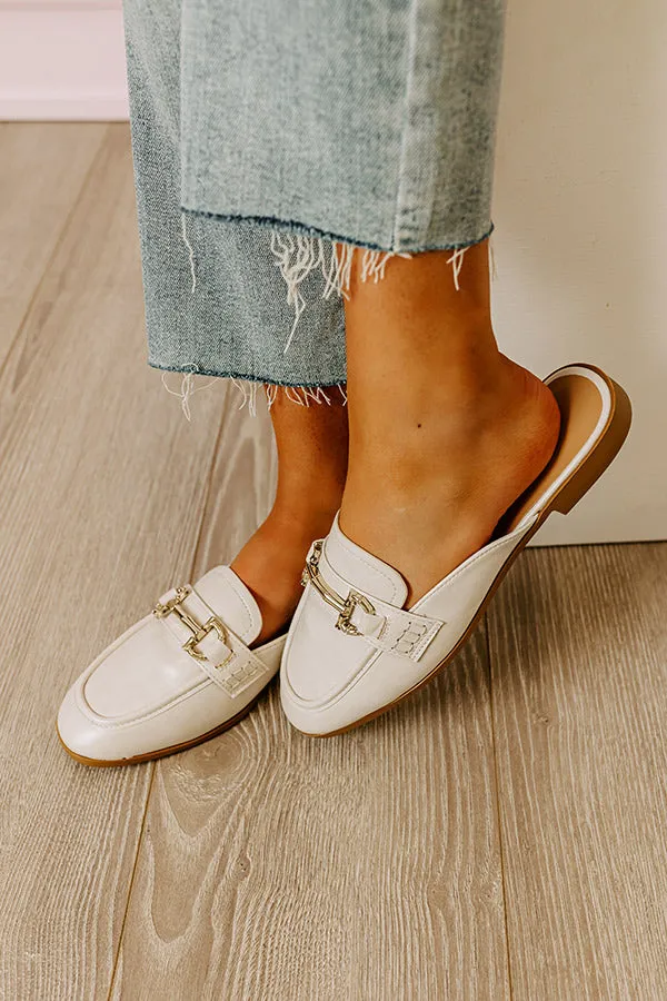 The Bridget Faux Leather Mule Loafer In Light Stone sold by Impressions product image thumbnail 3