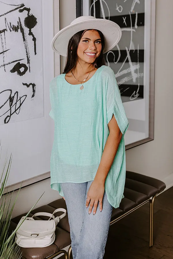 Grateful Life Shift Top In Mint sold by Impressions product image thumbnail 2