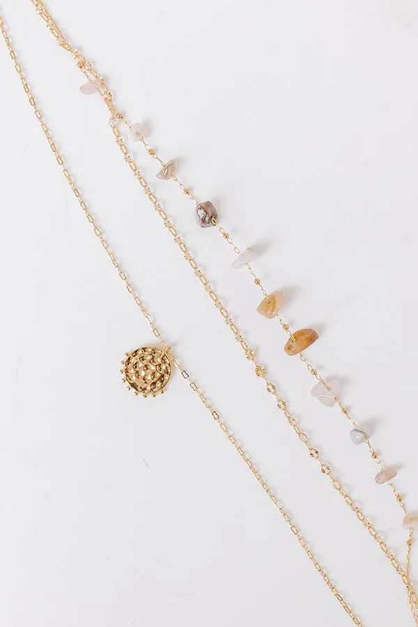 Boho Brunch Layered Necklace in Natural sold by Impressions product image thumbnail 2