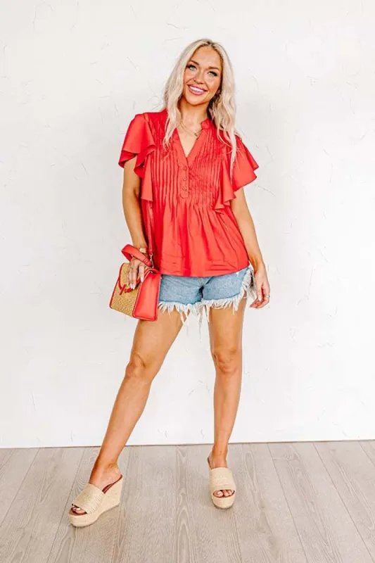 Memorial Moment Top In Red sold by Impressions