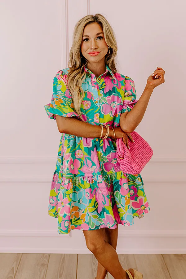 Lagoon Luxe Floral Mini Dress sold by Impressions product image thumbnail 3