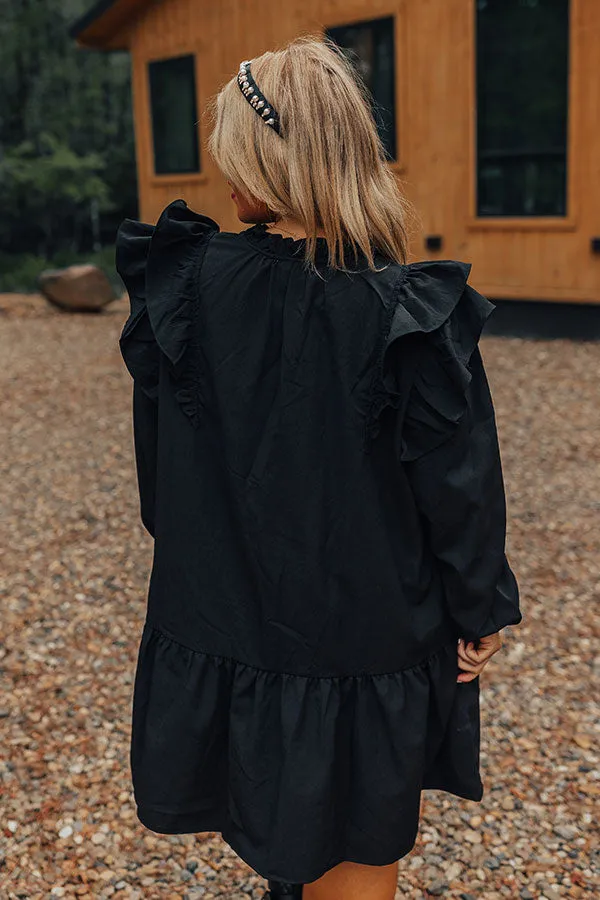 New To Town Shift Dress In Black Curves sold by Impressions product image thumbnail 5