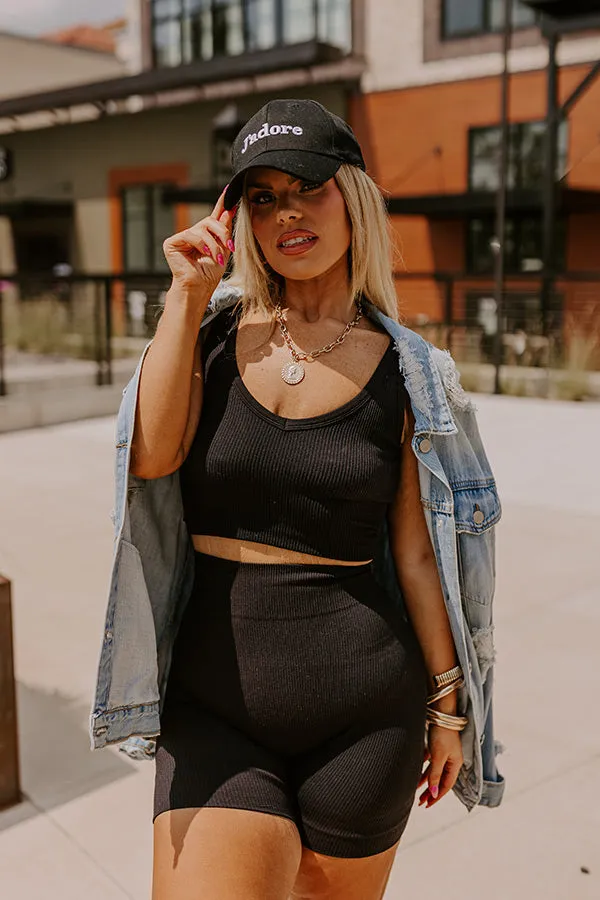 Trailside Cutie Ribbed Crop Top Curves sold by Impressions product image thumbnail 2