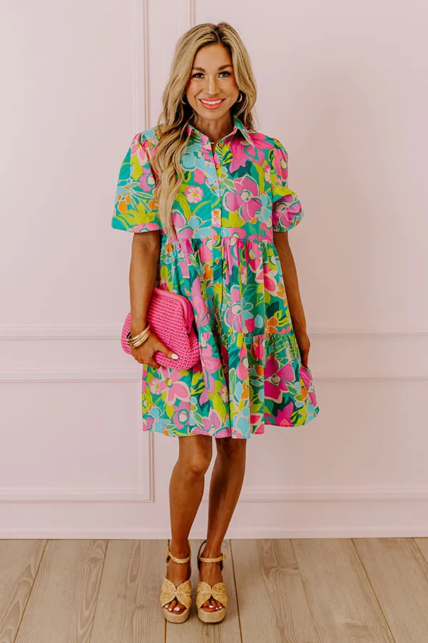 Lagoon Luxe Floral Mini Dress sold by Impressions product image thumbnail 2