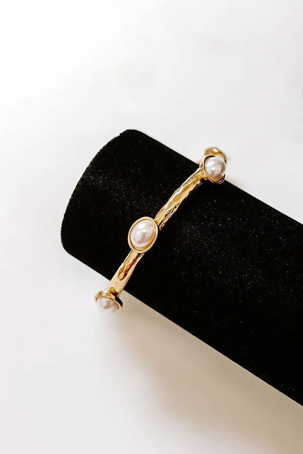 Cocktails And Cheers Stretch Bracelet in Pearl sold by Impressions product image thumbnail 2