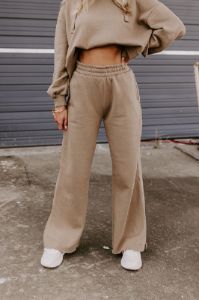 Cozier Than Ever Pants In Mocha sold by Impressions
