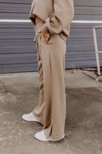 Cozier Than Ever Pants In Mocha sold by Impressions