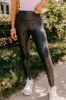 Wine And Weights High Waist Metallic Legging In Black sold by Impressions
