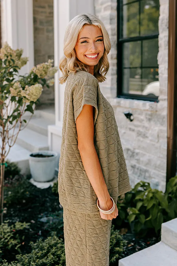 Creekside Cabin Shift Top In Sage sold by Impressions product image thumbnail 4
