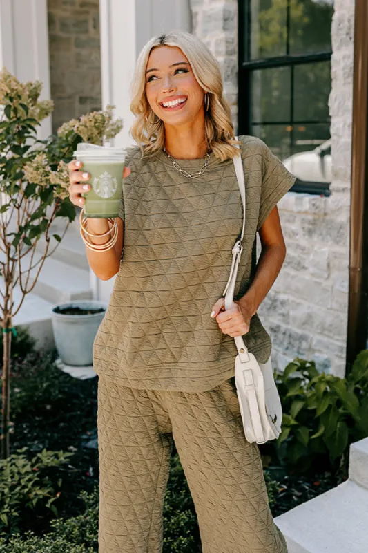 Creekside Cabin Shift Top In Sage sold by Impressions