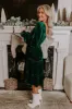 Midnight In London Velvet Midi sold by Impressions