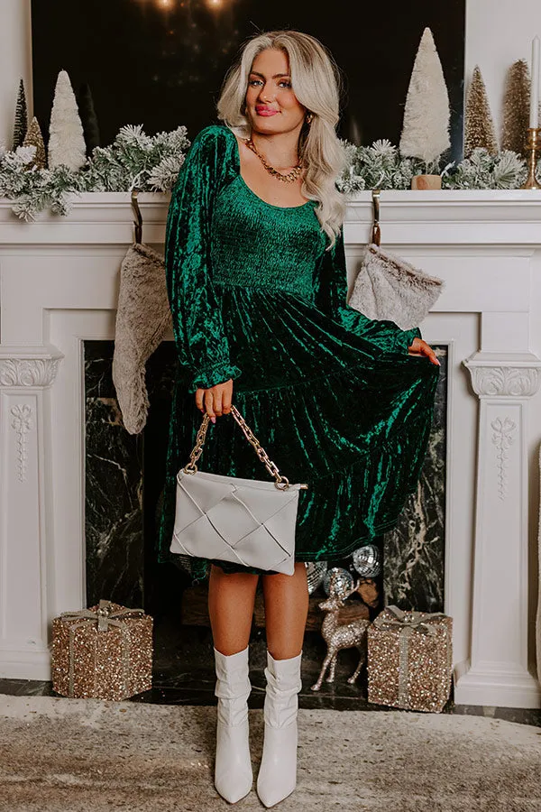 Midnight In London Velvet Midi sold by Impressions