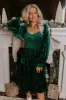 Midnight In London Velvet Midi sold by Impressions
