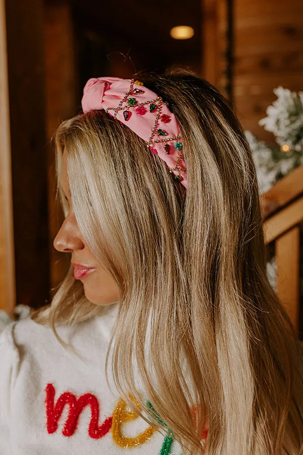 Christmas Carol Embellished Headband In Pink sold by Impressions product image thumbnail 2