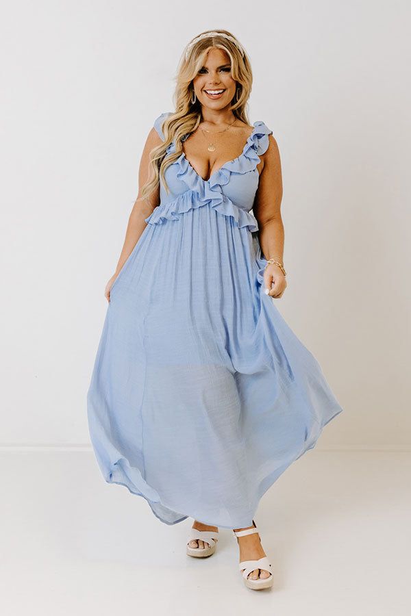 Shells By The Coast Ruffle Maxi Curves sold by Impressions product image thumbnail 3
