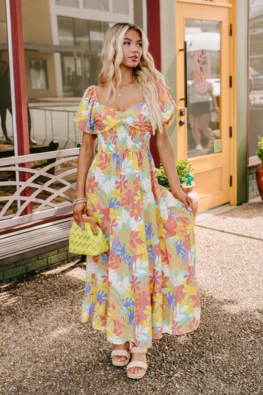 On Tropic Time Maxi Dress in Sea Glass sold by Impressions
