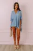 Sun-Kissed Sands Shift Top In Sky Blue sold by Impressions