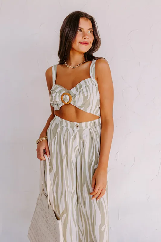 Fly Me To Fiji Crop Top sold by Impressions