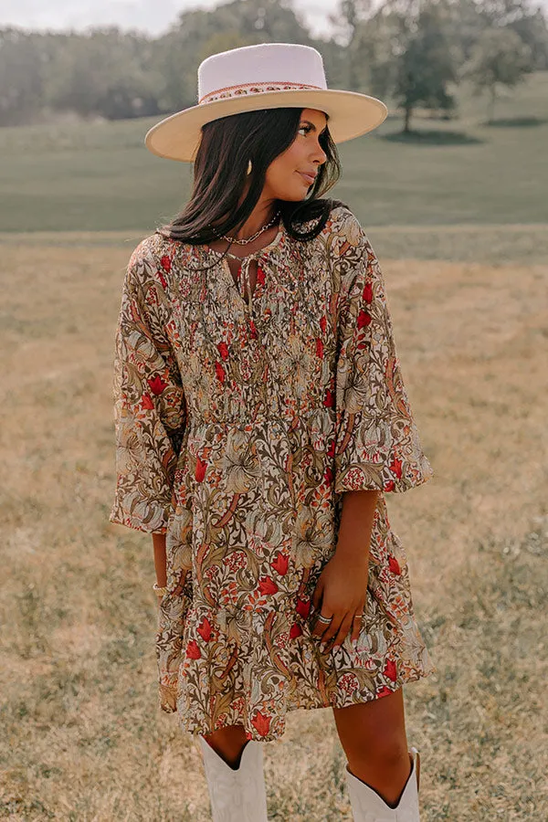 Dreaming Of Soho Floral Mini Dress sold by Impressions product image thumbnail 3