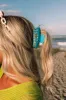 Beach Tripping Hair Claw Clip In Ocean Blue sold by Impressions