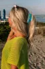 Beach Tripping Hair Claw Clip In Ocean Blue sold by Impressions