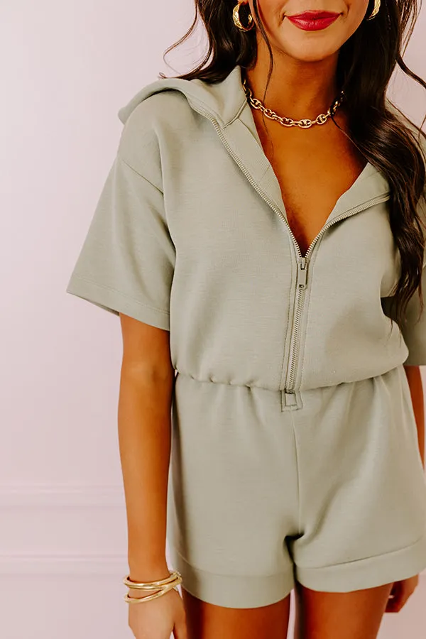 That Brand New Feeling Romper In Sage sold by Impressions product image thumbnail 5