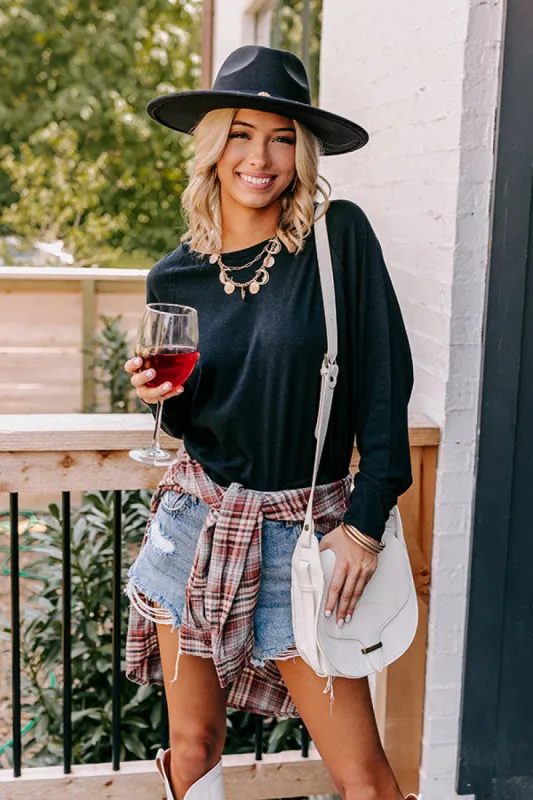 Creating Happiness Top In Black sold by Impressions