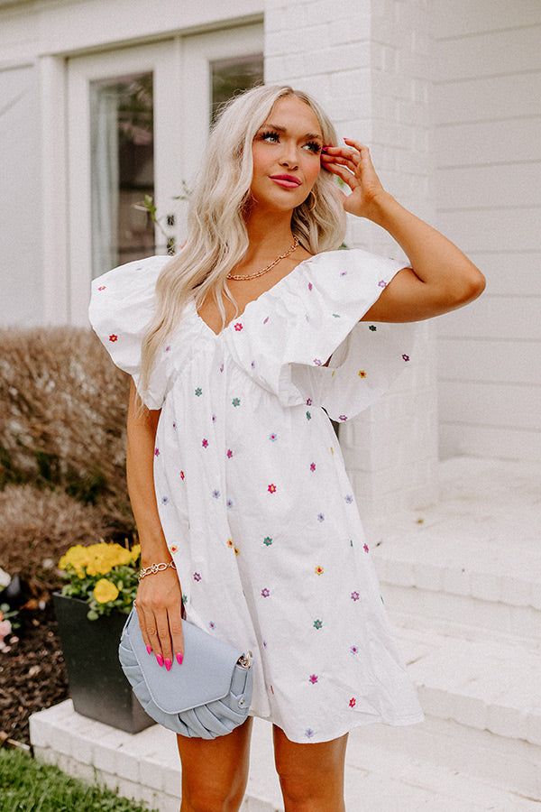 Grand Vision Embroidered Mini Dress sold by Impressions product image thumbnail 3