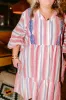 Costa Maya Brunch Stripe Mini Dress Curves sold by Impressions