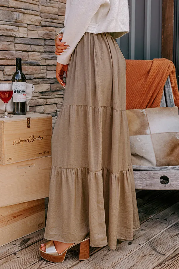 Caught Crushing High Waist Pants In Warm Taupe sold by Impressions product image thumbnail 4