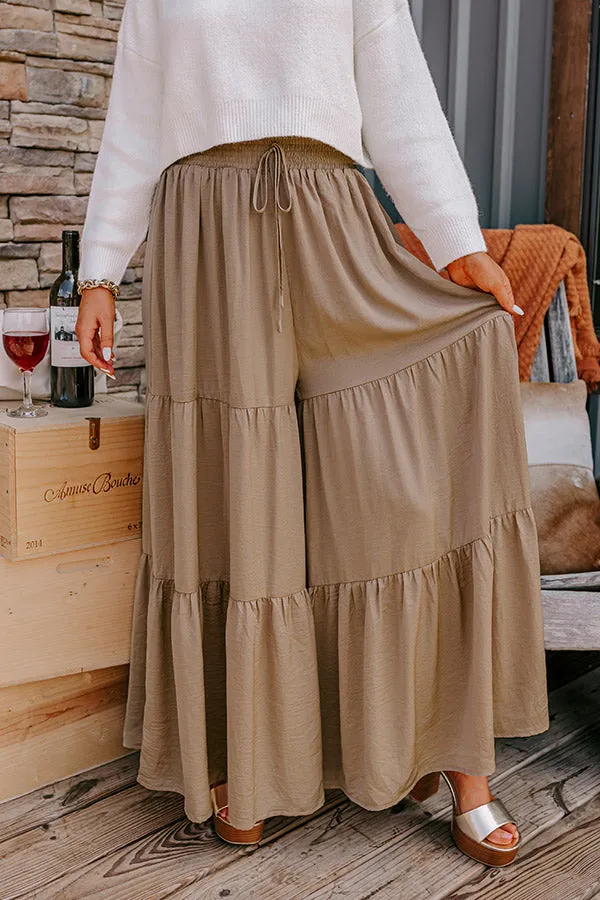 Caught Crushing High Waist Pants In Warm Taupe sold by Impressions product image thumbnail 3