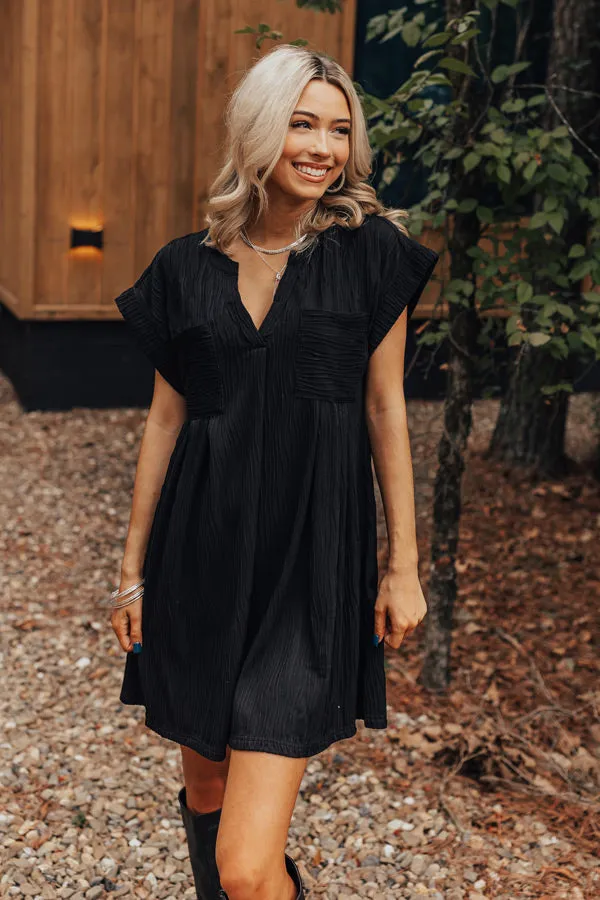 Long Weekend Wonderful Shift Dress In Black sold by Impressions product image thumbnail 3