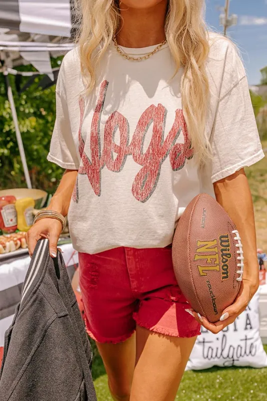 Hogs Distressed Vintage Graphic Tee sold by Impressions