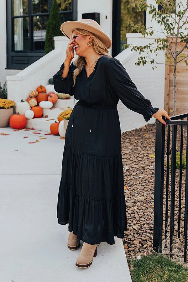 Touring Rome Maxi Dress Curves in Black Curves sold by Impressions product image thumbnail 5