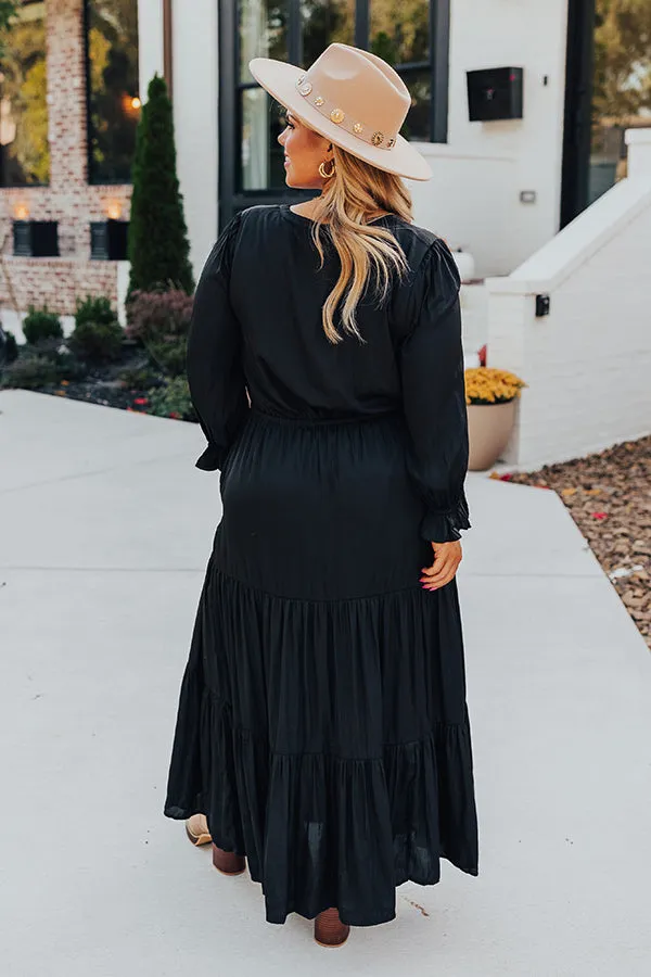 Touring Rome Maxi Dress Curves in Black Curves sold by Impressions product image thumbnail 4