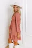 All The Sway Lace Mini Dress In Rustic Rose sold by Impressions